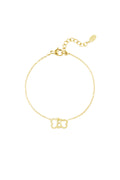 pulsera de la suerte enlazada