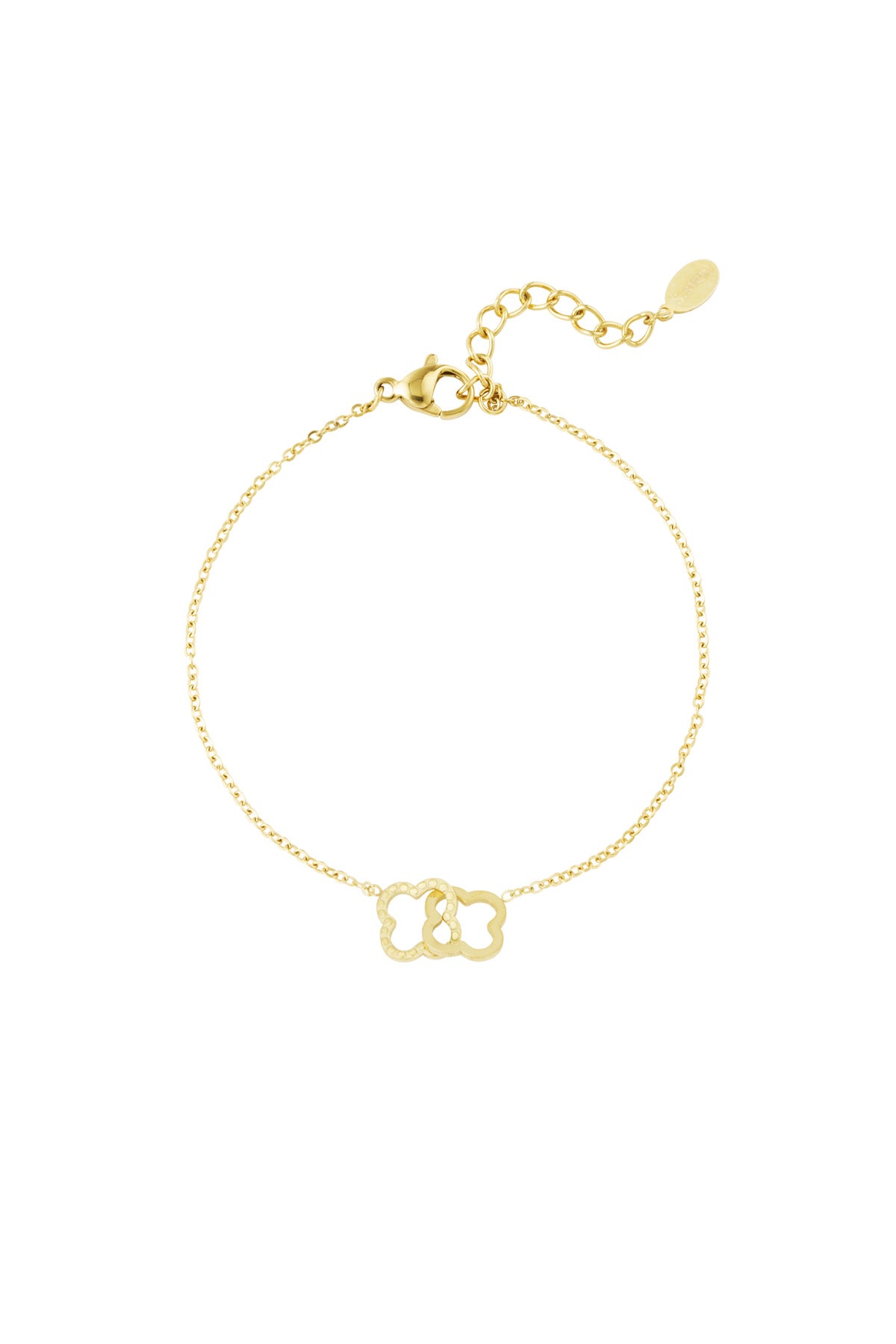 pulsera de la suerte enlazada