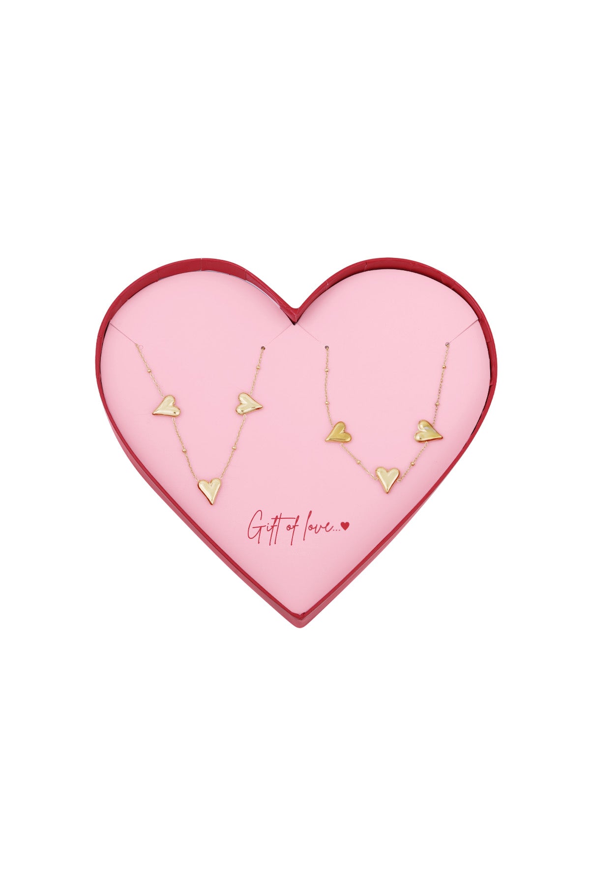 regalo de amor collar y pulsera de acero inoxidable