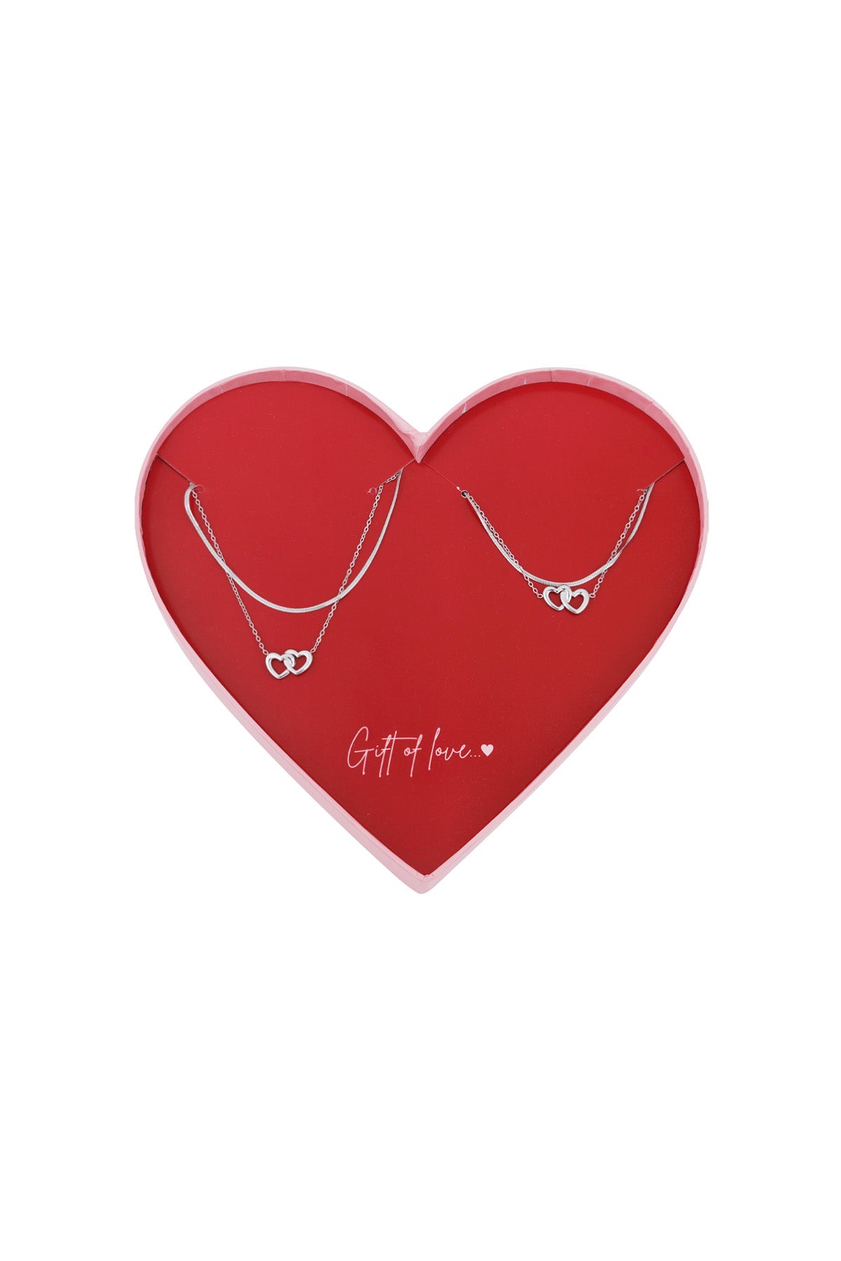 regalo de amor infinito joyería de acero inoxidable