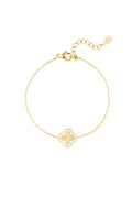 pulsera doble trébol