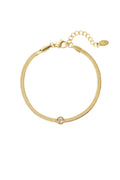 pulsera de eslabones con diamante
