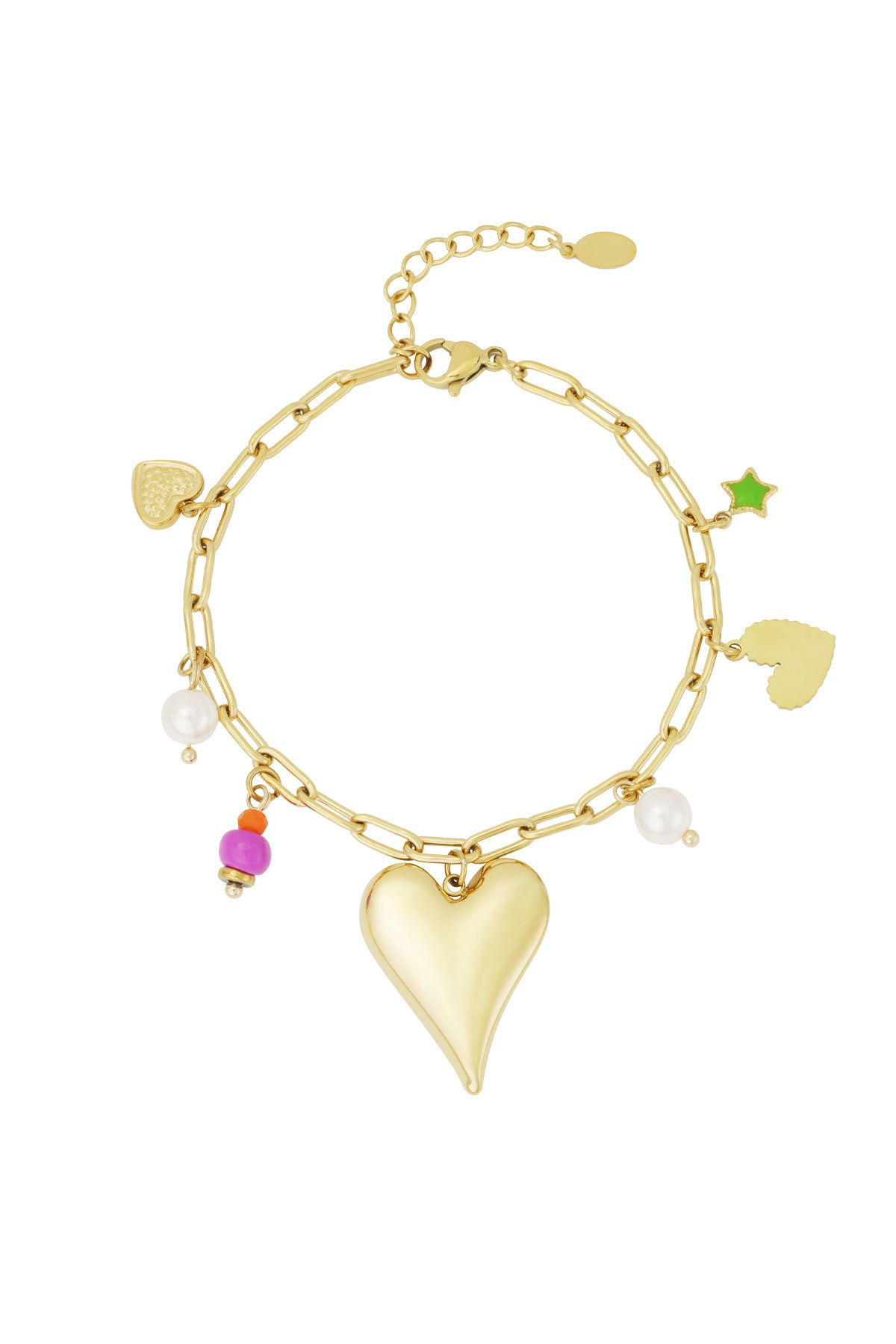 pulsera charm momento amor