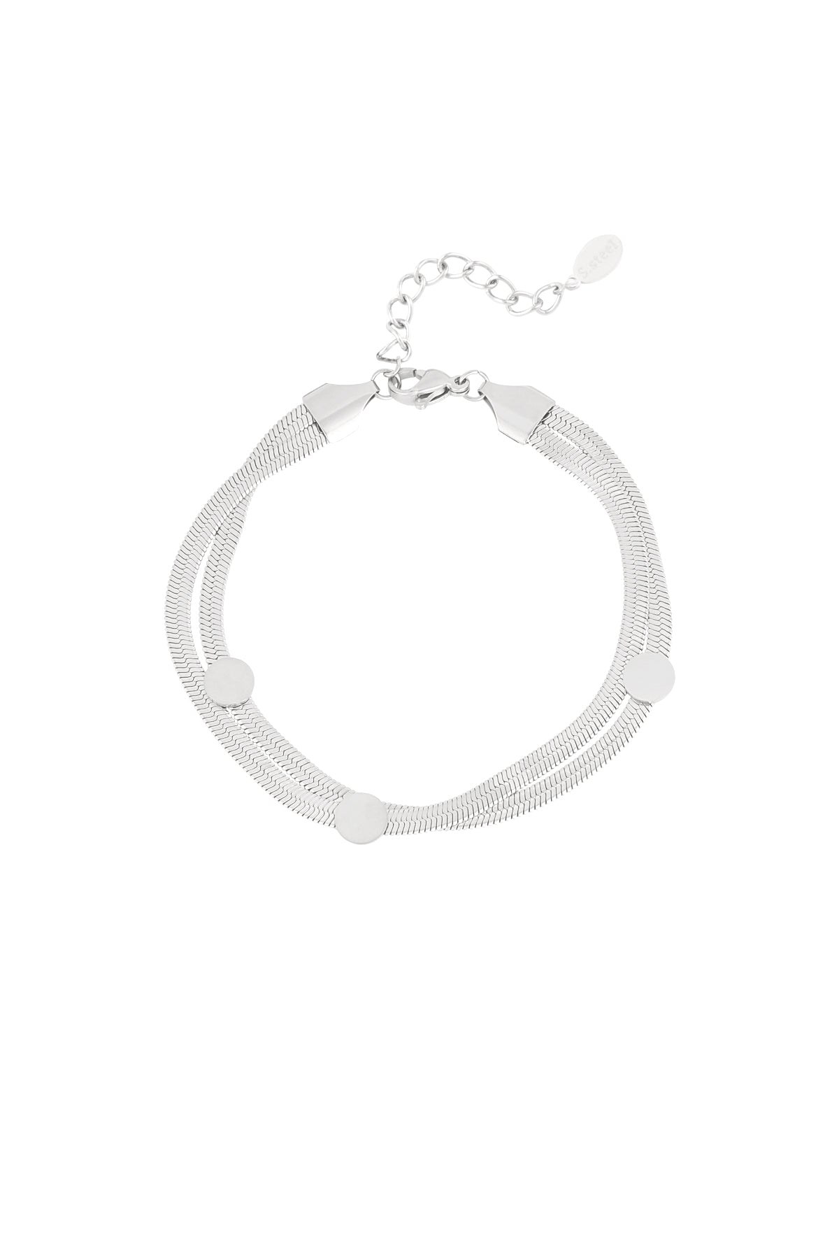 pulsera plana y elegante
