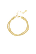pulsera plana y elegante