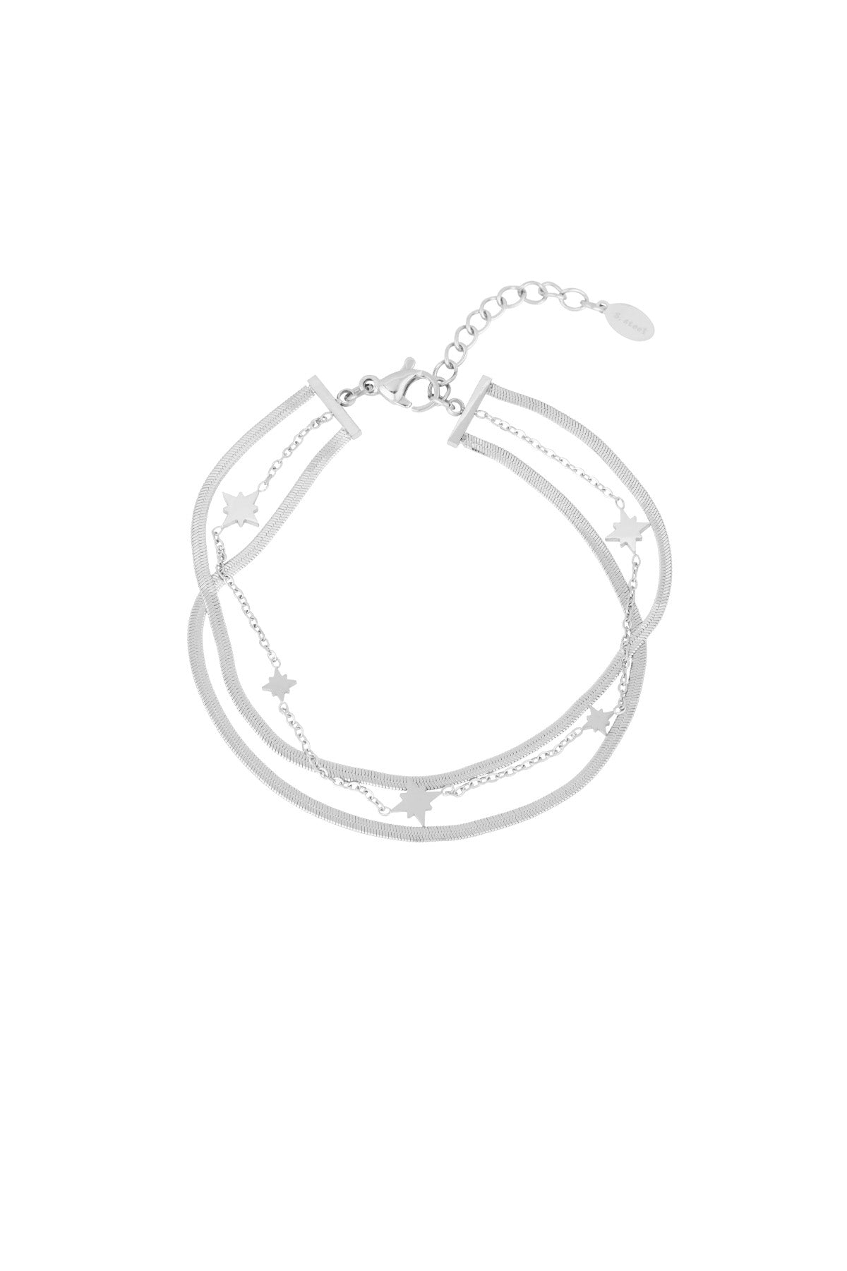 pulsera capas doradas