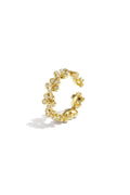 Anillos minimalistas de acero inoxidable con diseño de flores, informales, diarios, serie sencilla, joyería para mujer.