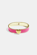 Pulsera en varios colores con detalle de corazón - 1,3 cm