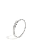 Pulseras de acero inoxidable con forma de círculo, estilo casual, diario, serie sencilla, joyería para mujer